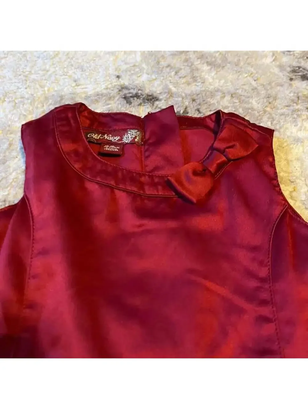 Baby Girl deep red dress size 12-18 months